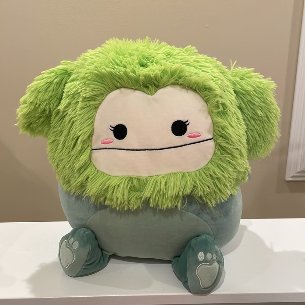 NWT 12” Bren the Green Bigfoot Squishmallow